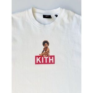 Kith x Biggie Classic Logo White Tee with Iconic Graphic